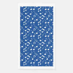 Musical Notes Design Guest Towel Napkins