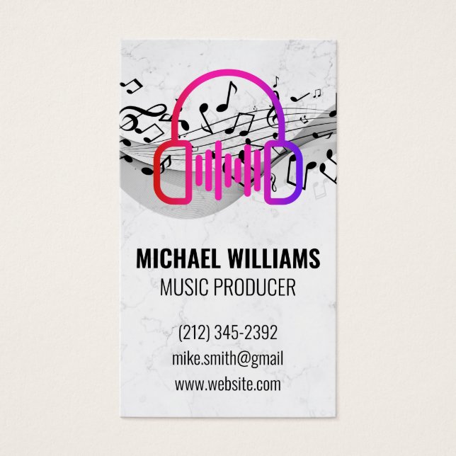 Musical Notes | Headphones Logo (Front)
