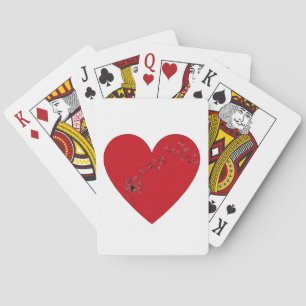 Musical notes in the heart, Classic Playing Cards