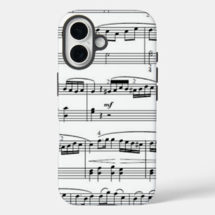 musical notes iPhone 16 case