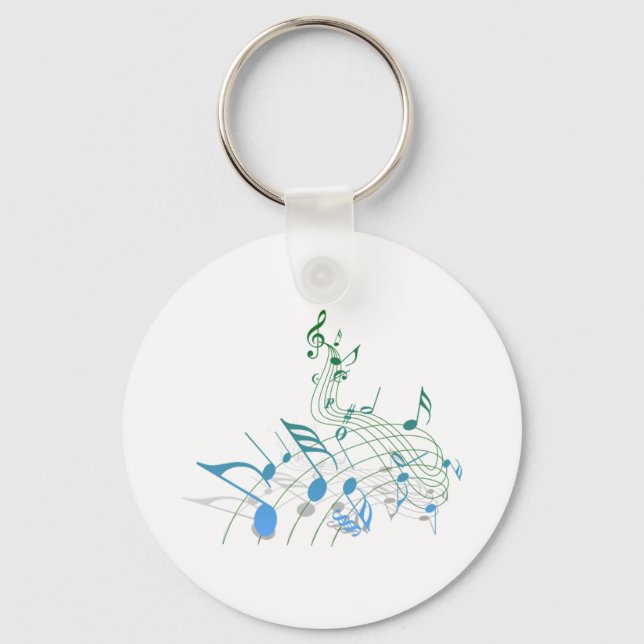Musical Notes Keychain (Front)