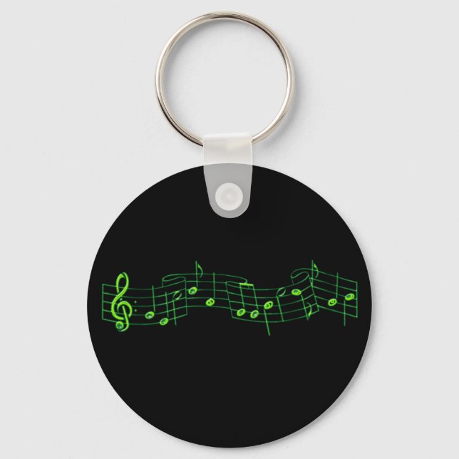 Musical Notes Keychain (Front)