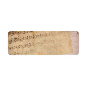 Musical notes labels