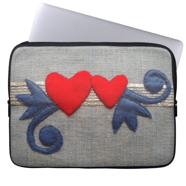 Musical notes laptop sleeve (Front)