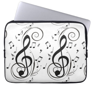 ***MUSICAL NOTES*** LAPTOP SLEEVE OR CASE