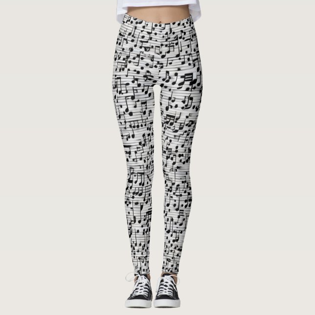 Musical Notes Leggings (Front)