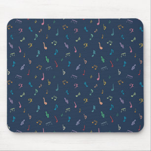 Musical notes mouse pad
