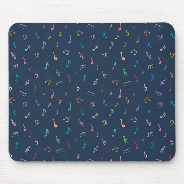 Musical notes  mouse pad (Front)