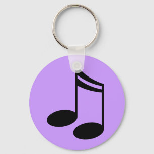 Musical Notes Music Gift Keychain