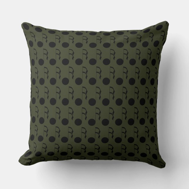 Musical Notes Musicians Gifts Decor Elegance Throw Pillow (Front)