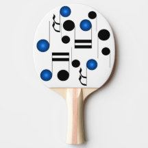 Musical Notes Musicians Music Table Tennis Gear