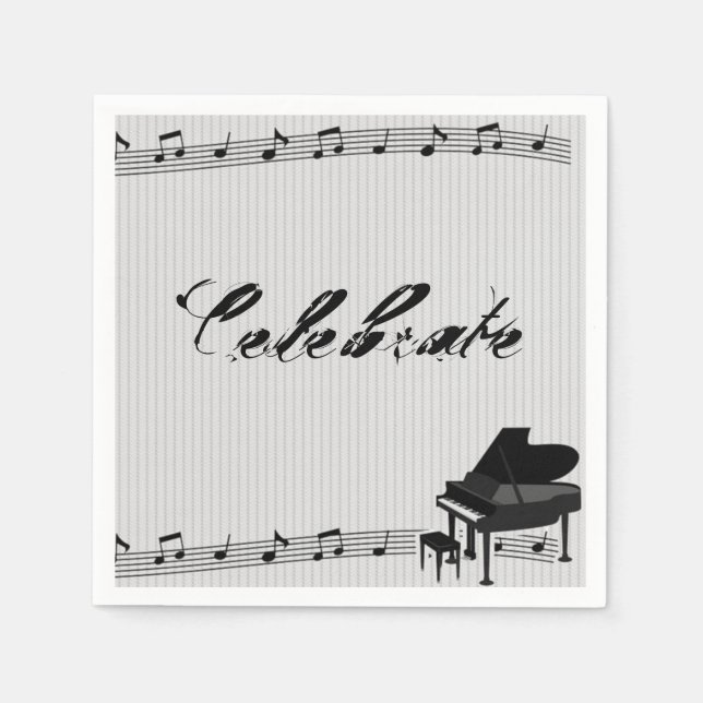 Musical Notes Napkins (Front)