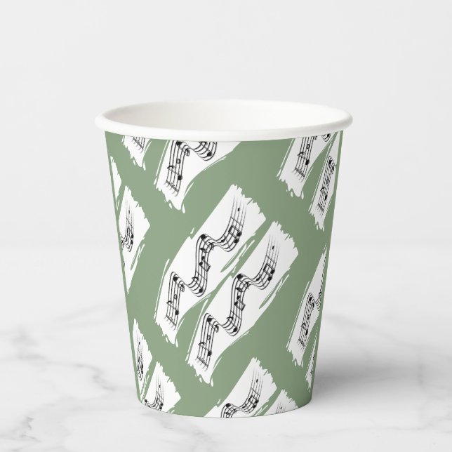 Musical notes paper cups (Front)