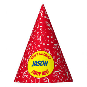 Musical Notes Party Hat