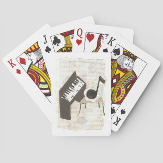 Musical Notes Playing Cards