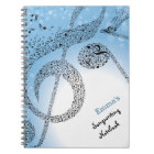 Musical Notes Songwriting Notebook