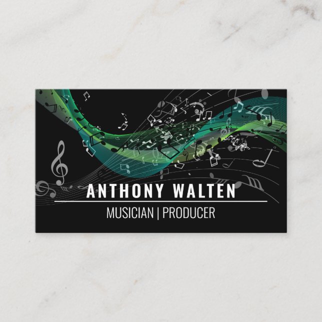 Musical Notes | Sound Business Card (Front)