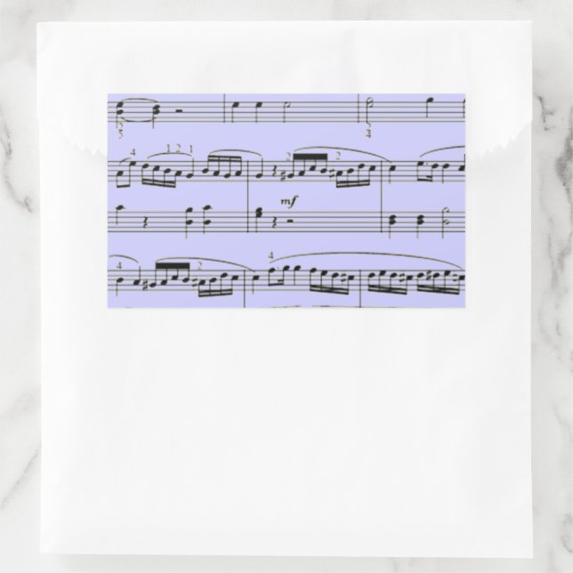 Musical Notes Sticker (Bag)
