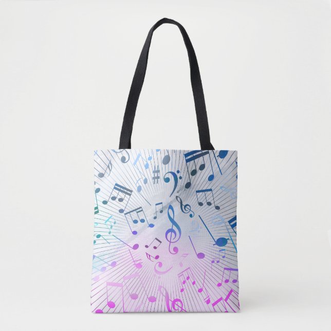 Musical Notes Tote Bag (Front)