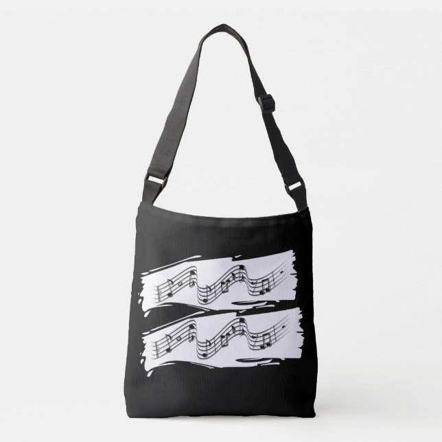 Musical notes tote bag (Front)