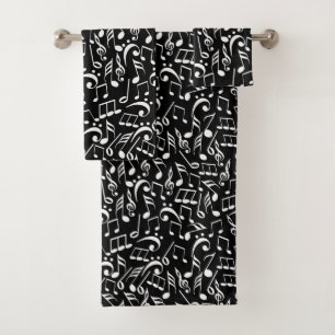 Musical Notes Two Bath Towel Set