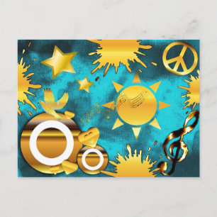 Musical Peace Postcard