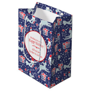 Musical personalized Christmas gift bags