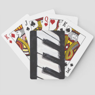 Musical Piano Keyboard Playing cards