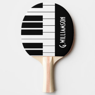 Musical Piano Keys   Add Your Name Ping Pong Paddle