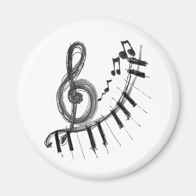 Musical Piano Magnet (Front)