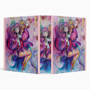 MUSICAL PINK CLOWN BINDER