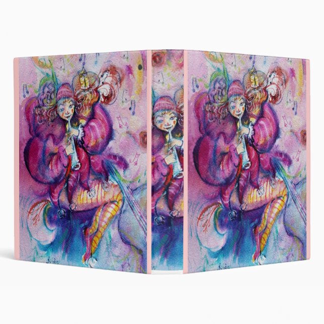 MUSICAL PINK CLOWN BINDER (Background)
