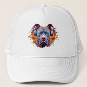 Musical Pitbull Trucker Hat