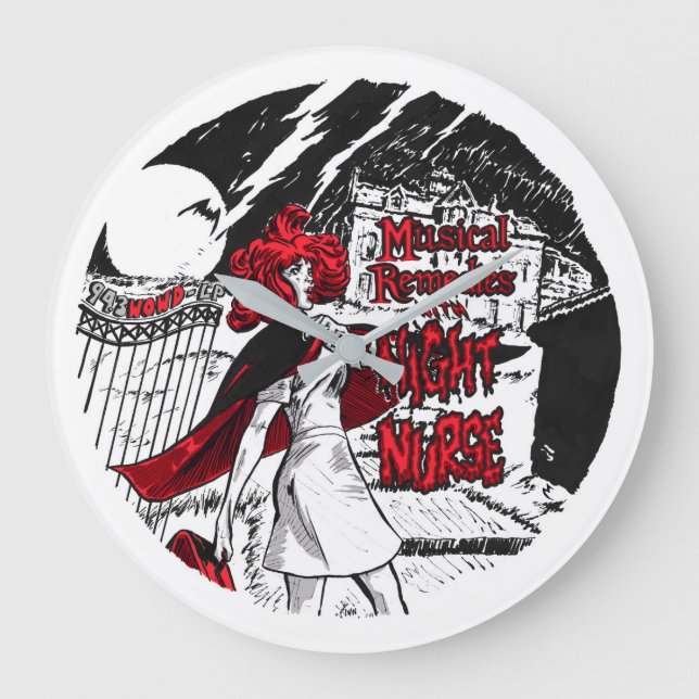 Musical Remedies with the Night Nurse Large Clock (Front)