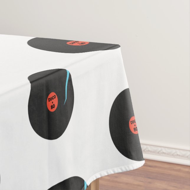 Musical Retro Disco 80' Tablecloth (In Situ)