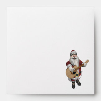 Musical Santa Claus Playing Christmas Songs Envelope