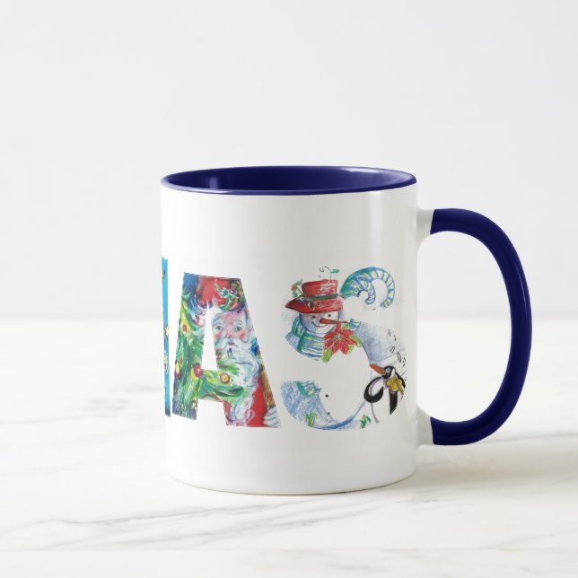 MUSICAL SANTA  XMAS PARTY / PENGUIN'S SERENADE MUG (Right)