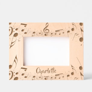 Musical Score Design Etched Frames