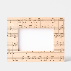 Musical Score Laser Etched Picture Frame