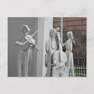 Musical Sculpture Postcard