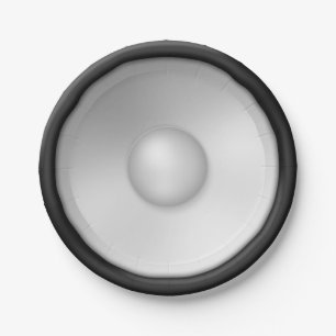 Musical Speaker Paper Plate