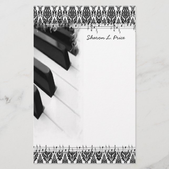 Musical Stationary Stationery (Front)