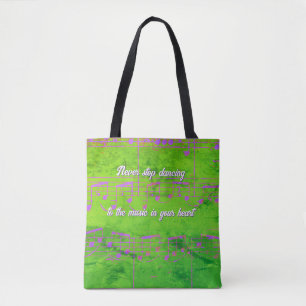 Musical Steps- New Jazz Tote Bag