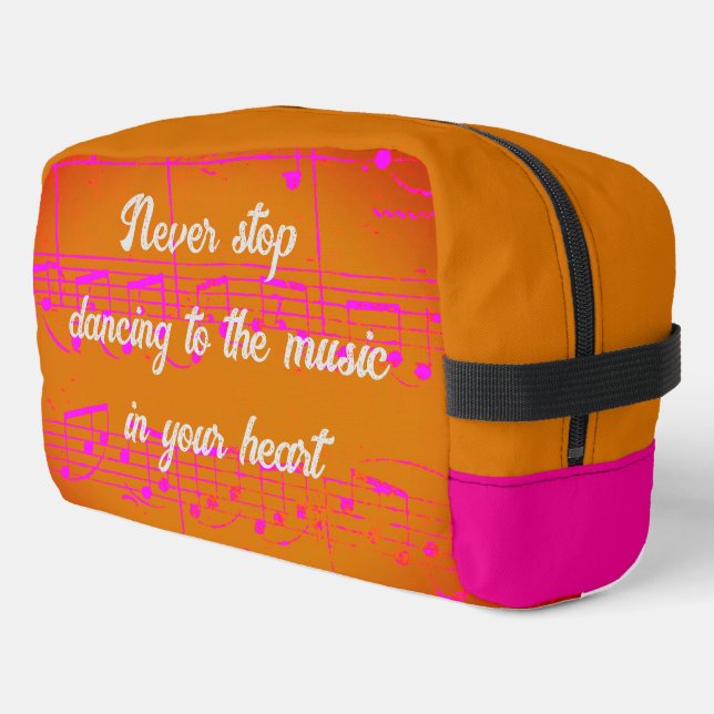 Musical Steps- Sunset Samba Travel Toiletry Bag (Left Corner)