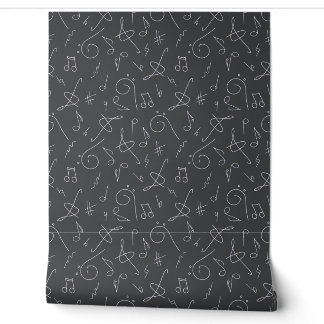 musical symbol pattern wallpaper