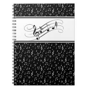 musical symbols notebook