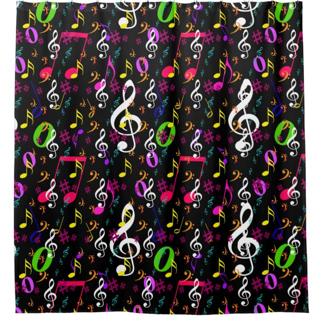 Musical Symbols Pattern Design (Front)