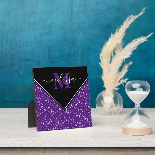 Musical symbols personalized plaque (Insitu)