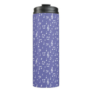 musical symbols thermal tumbler