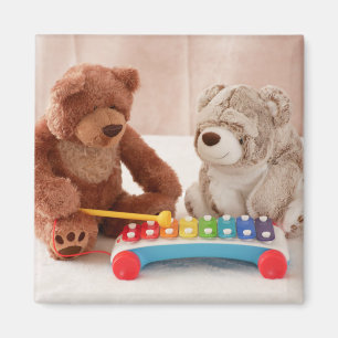 Musical Teddy Bears Magnet